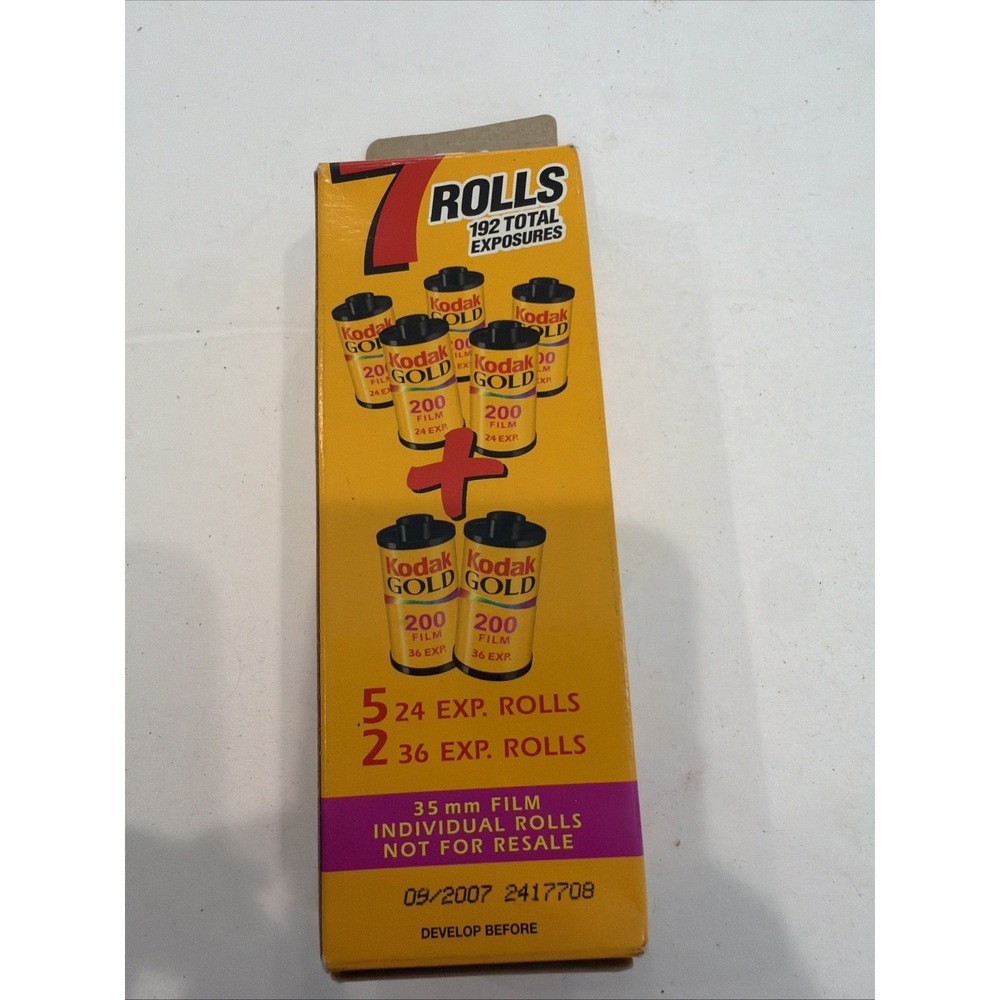 Kodak film 35mm -4 rolls in cases, camera film vintage y2k disposable camera